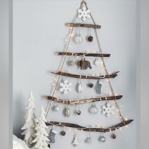 Rustic Hanging Christmas Trees🎄🪵✨